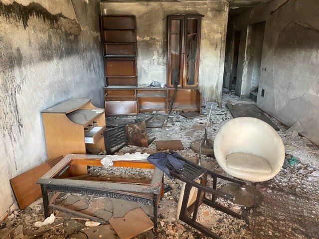 incendio en vivienda